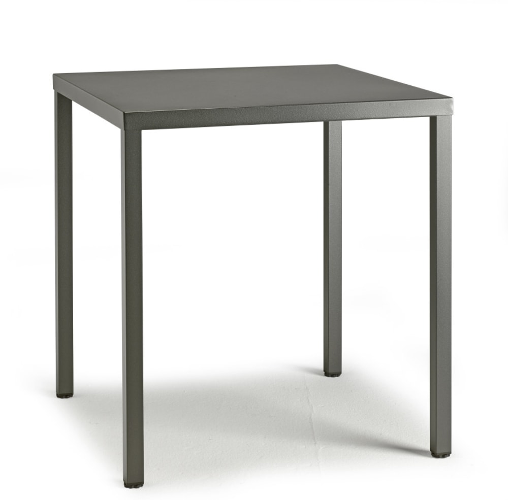 table de jardin en métal - anthracite