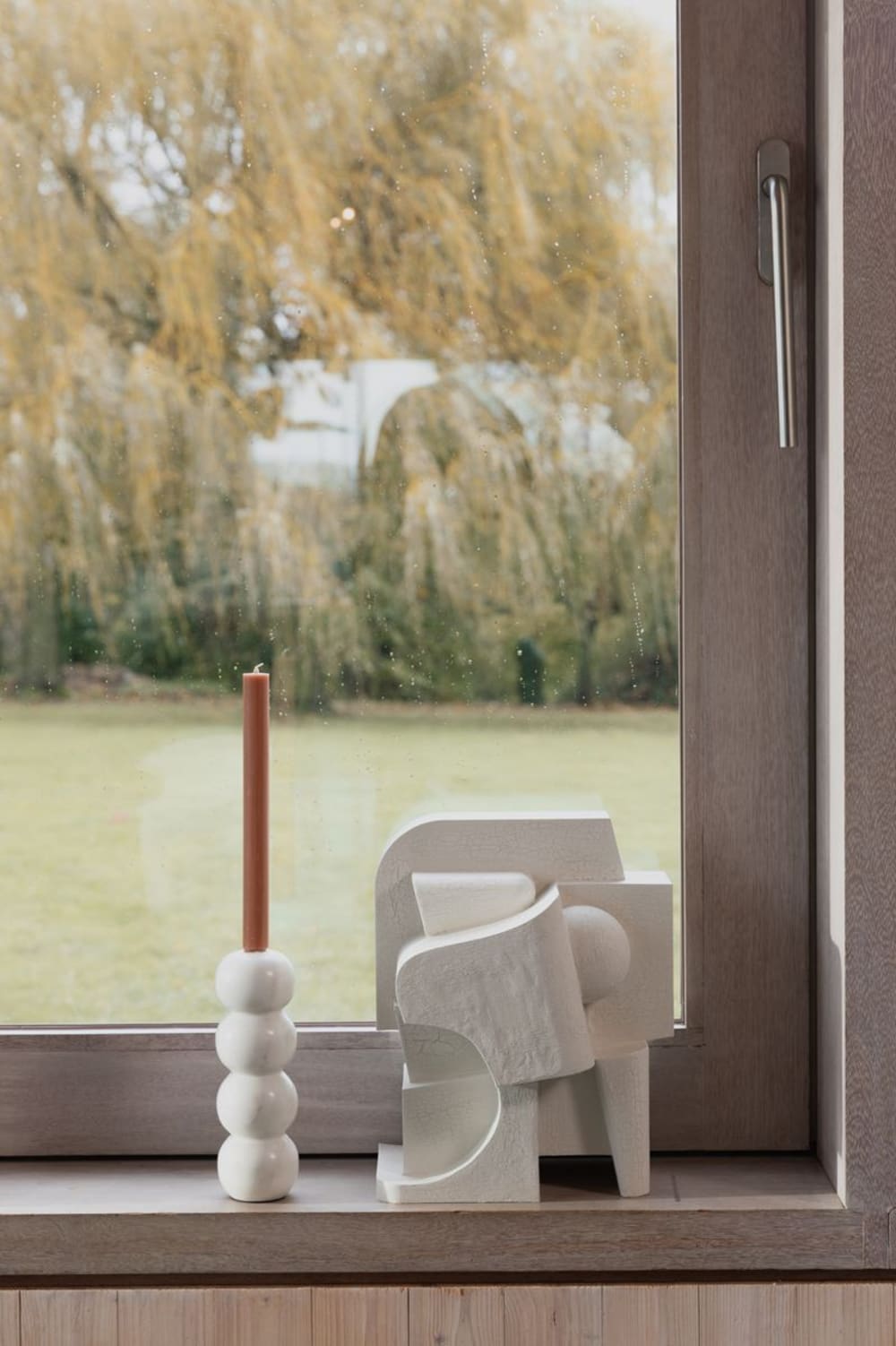 Bougeoir en marbre blanc — vue 3