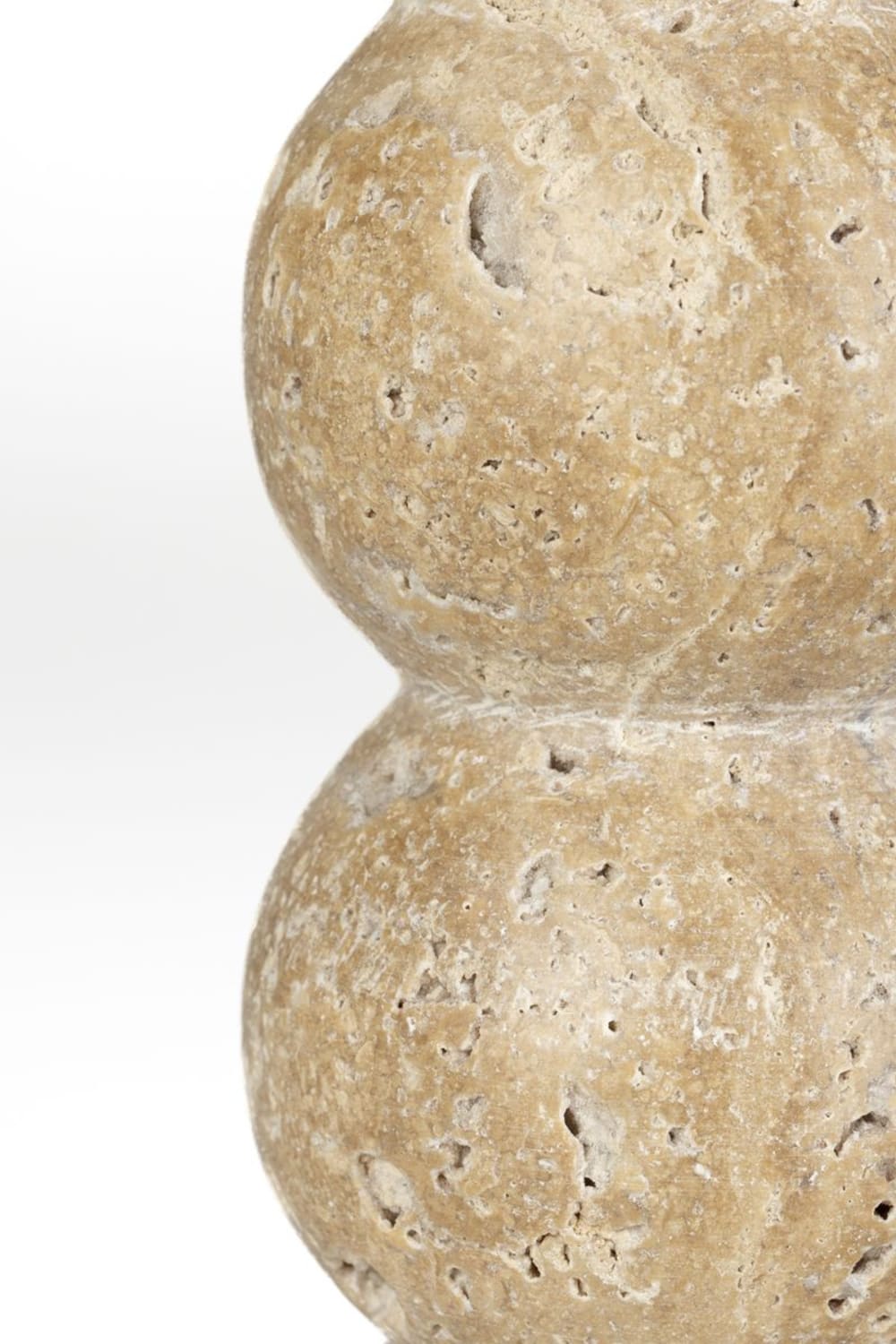Bougeoir en marbre beige — vue 4