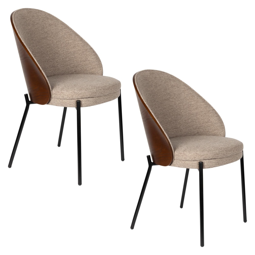 Lot de 2 chaises design
