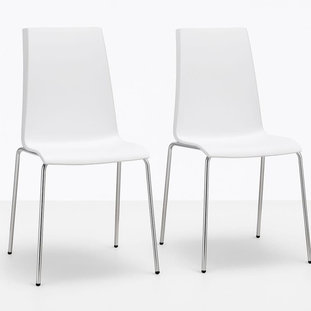 Lot de 2 chaises design