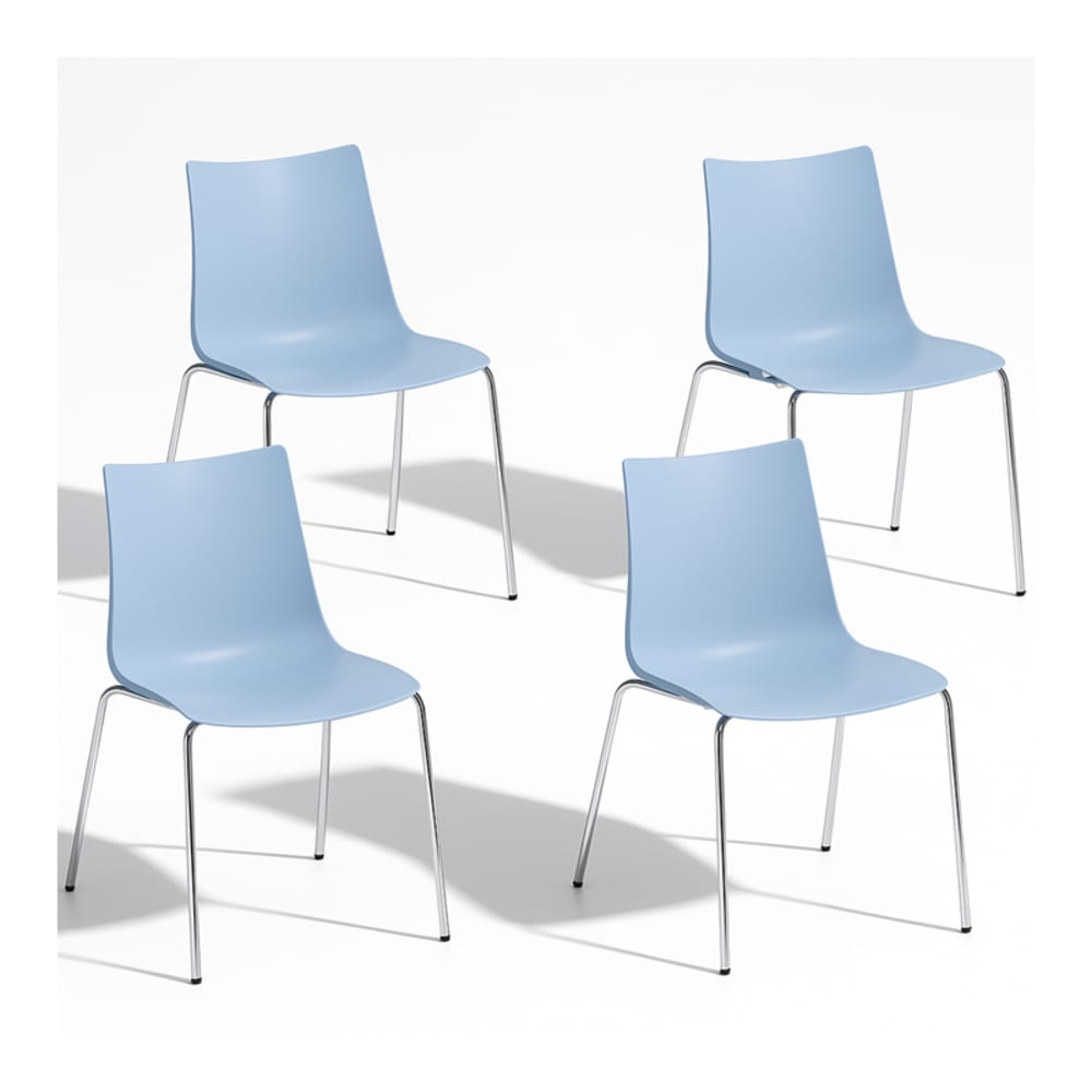 Lot de 4 chaises design