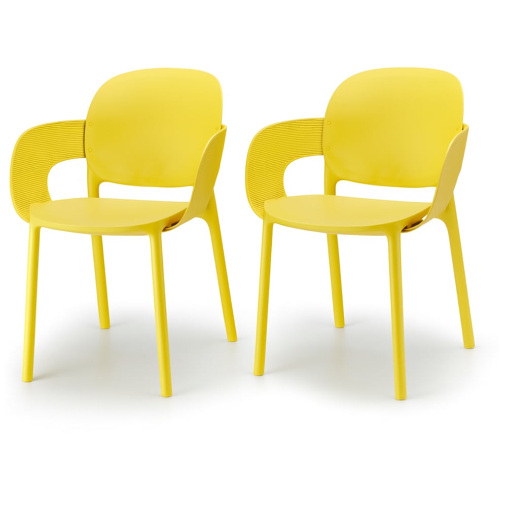Lot de 2 chaises design