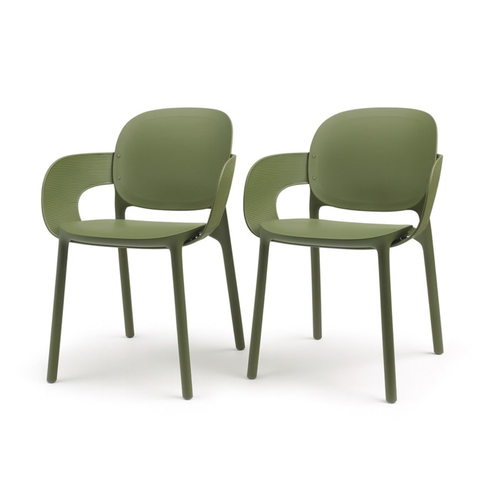 Lot de 2 chaises design