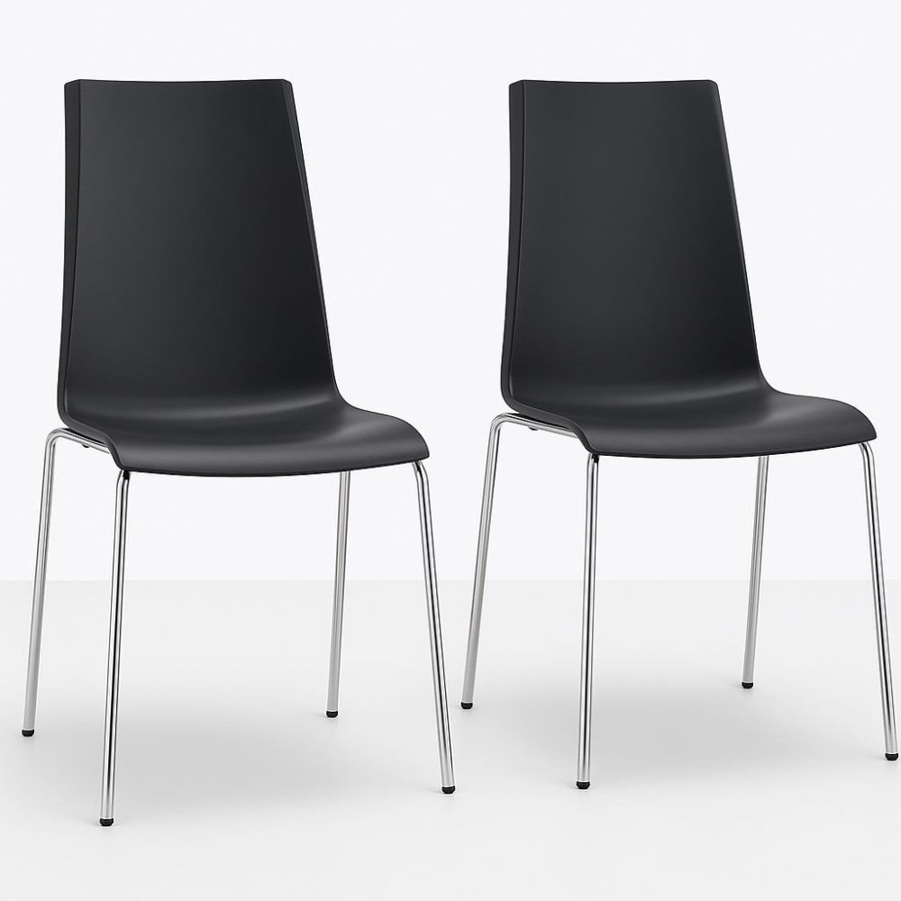 Lot de 2 chaises design