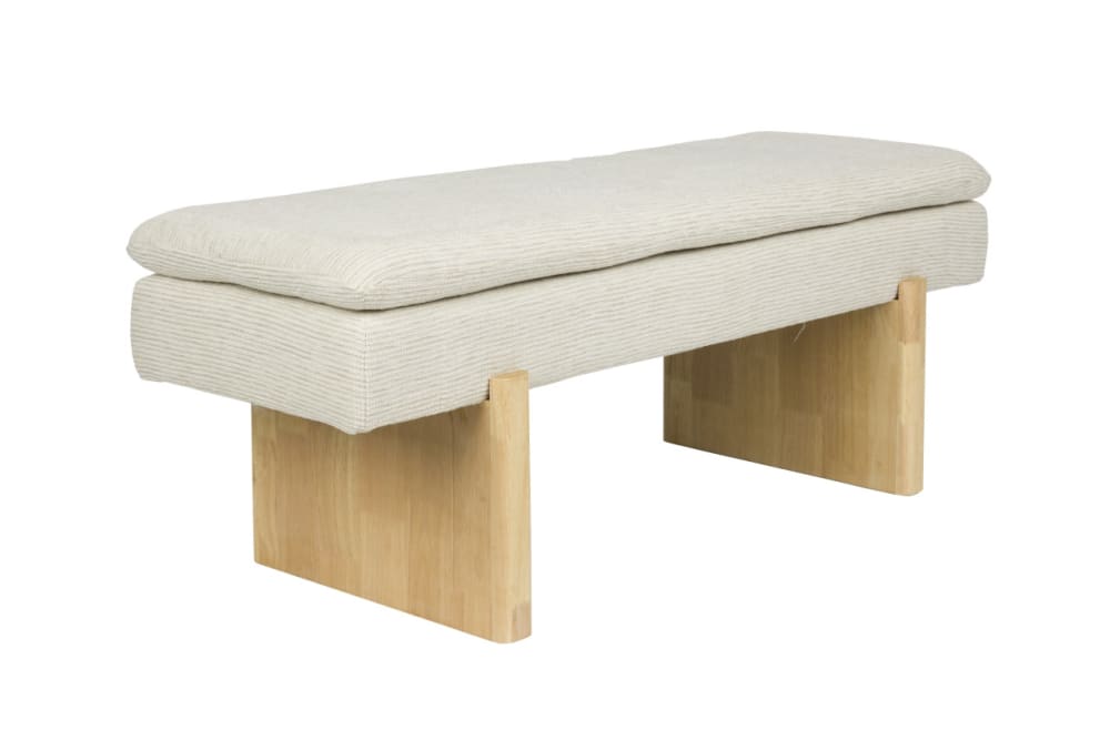 banc en bois gris
