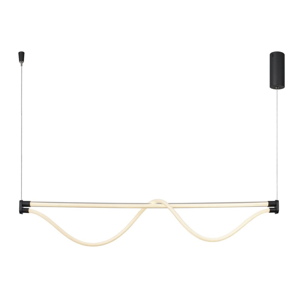 Suspension en métal noir