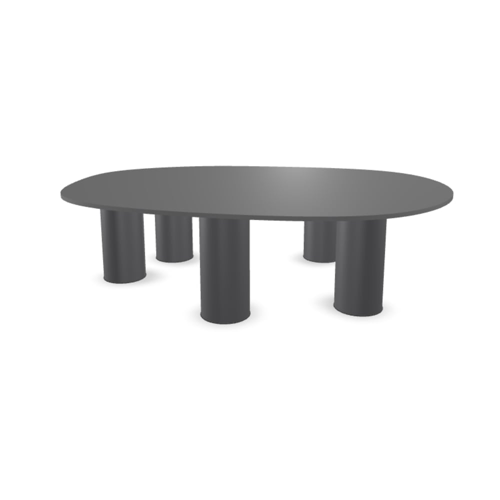 Table basse design en métal anthracite