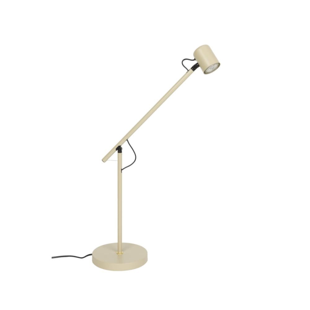 Lampe design en métal beige — vue 3