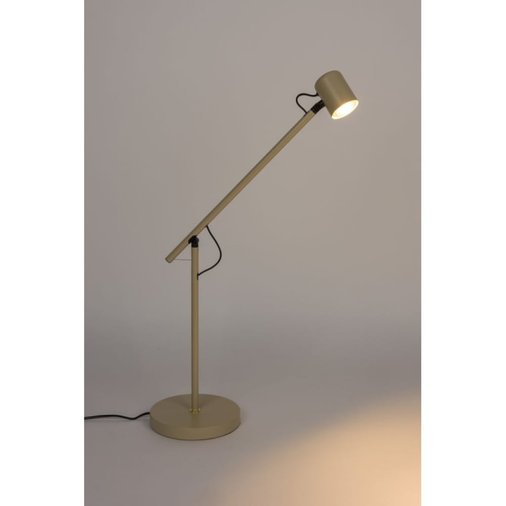 Lampe design en métal beige — vue 4
