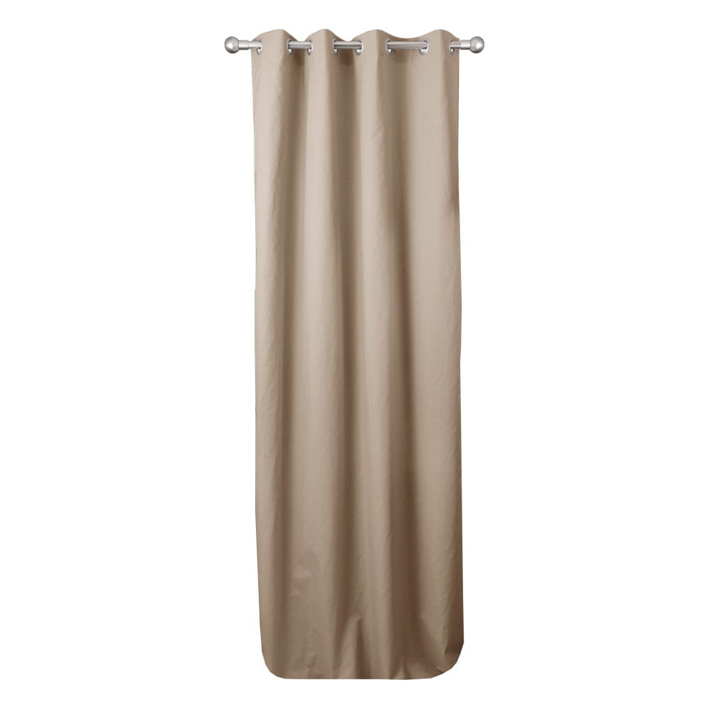 Rideau en coton et en polyester recyclé 135 x 250 cm lin — vue 3