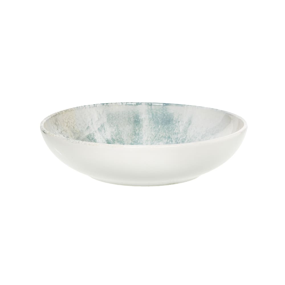 Saladier bas islande 33 cm blanc en grès