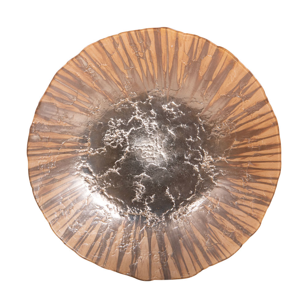 Coupe 40 cm marron en verre Coupe 40 cm marron en verre