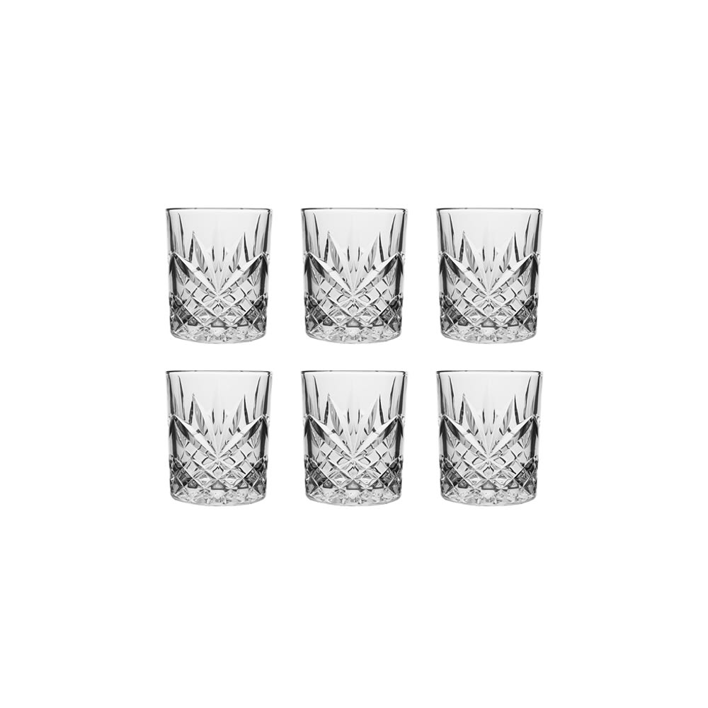 Boite de 6 verres Gatsby 30 cl transparents / cristal - Maisons du Monde