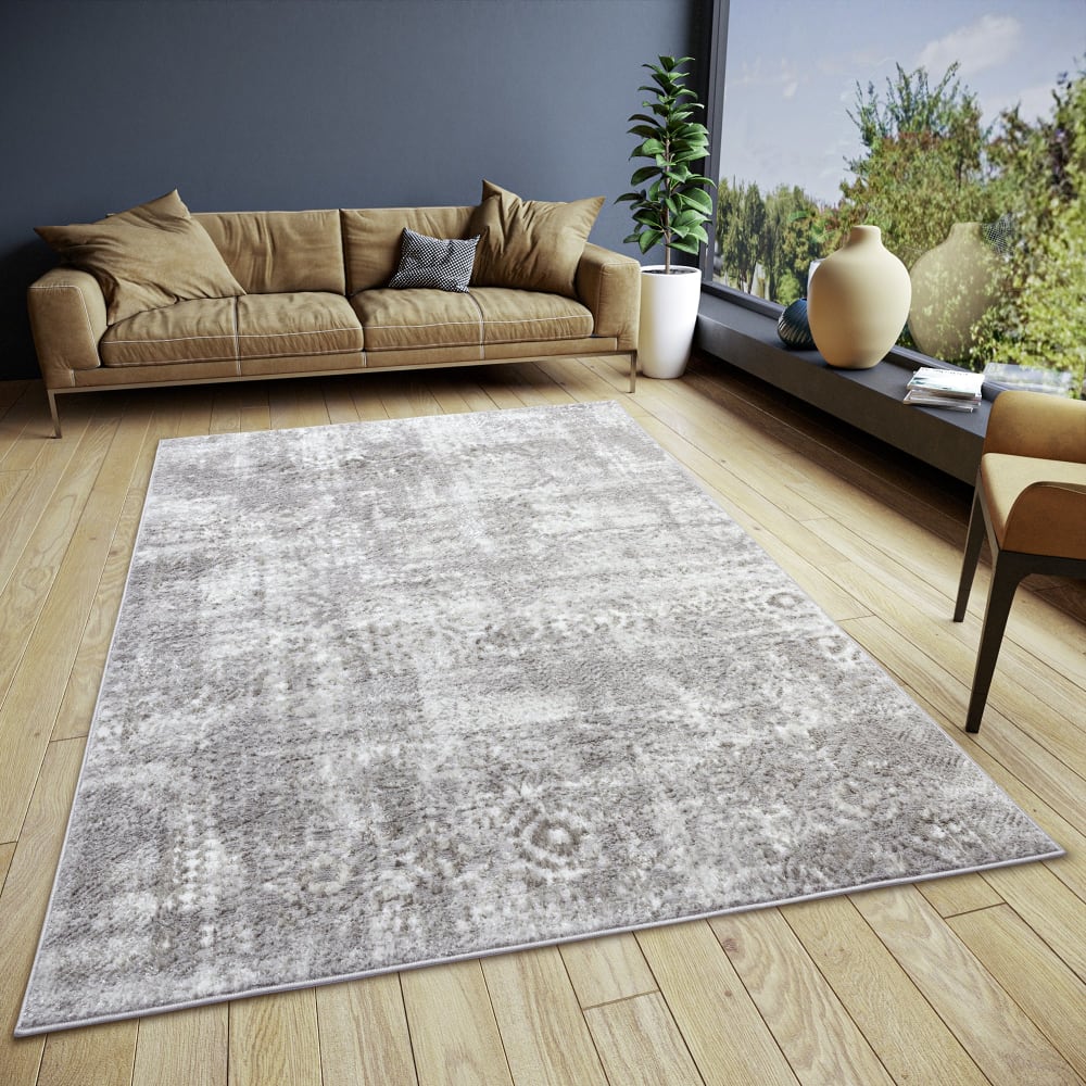 Tapis moderne Abstrait STUDIO Gris Beige 160x235cm