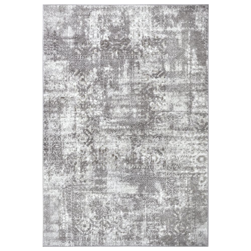 Tapis moderne Abstrait STUDIO Gris Beige 57x90cm