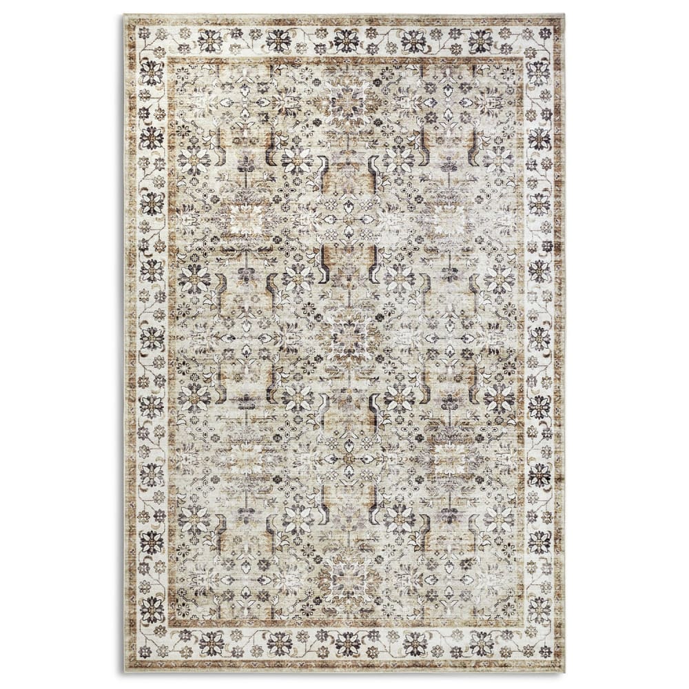 Tapis Oriental Vintage Crème Doré - ELLE Decoration 160x230cm