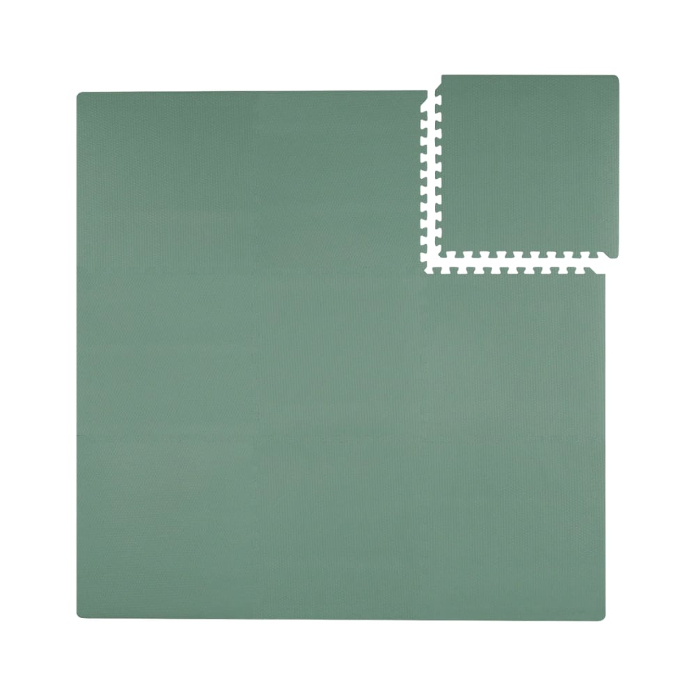 Tapis de jeu en mousse Classic - vert 131x131 cm