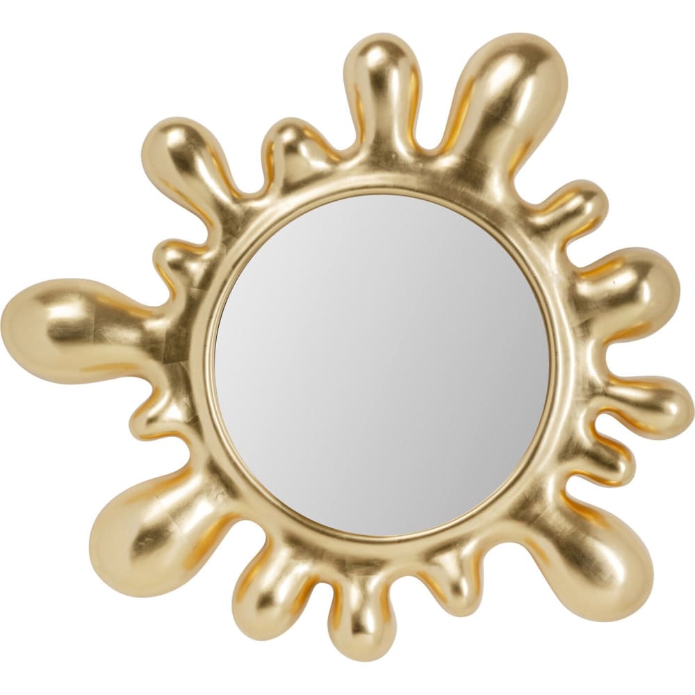 Miroir Giant Drop 122x111cm doré Kare Design