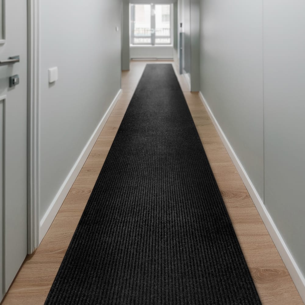 Tapis de couloir anti-dérapant noir 80x180 cm — vue 3