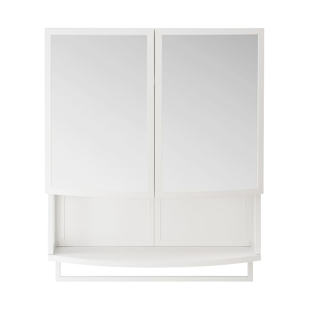 Cabinet Miroir Moderne Arquée avec Miroir, 2 Portes