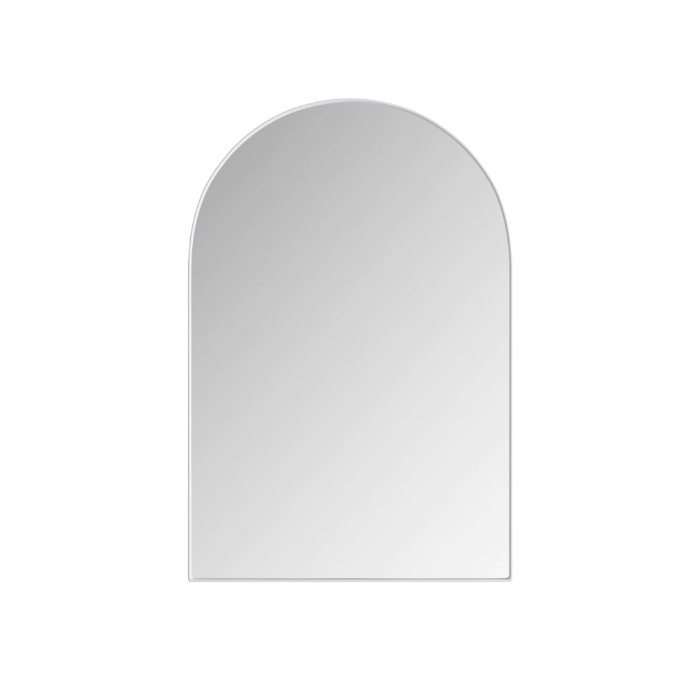 Urban Cocon Bogenförmiger Spiegelschrank mit Metallrahmen, 61x91 cm style modern Weiß Glas
