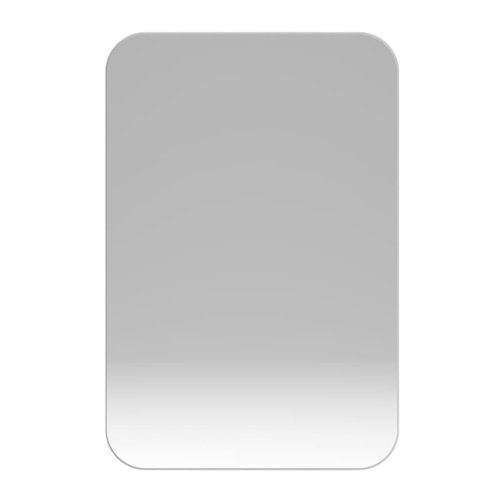 Cabinet Miroir Rectangulaire avec Cadre Métallique, Blanc, 51x76cm