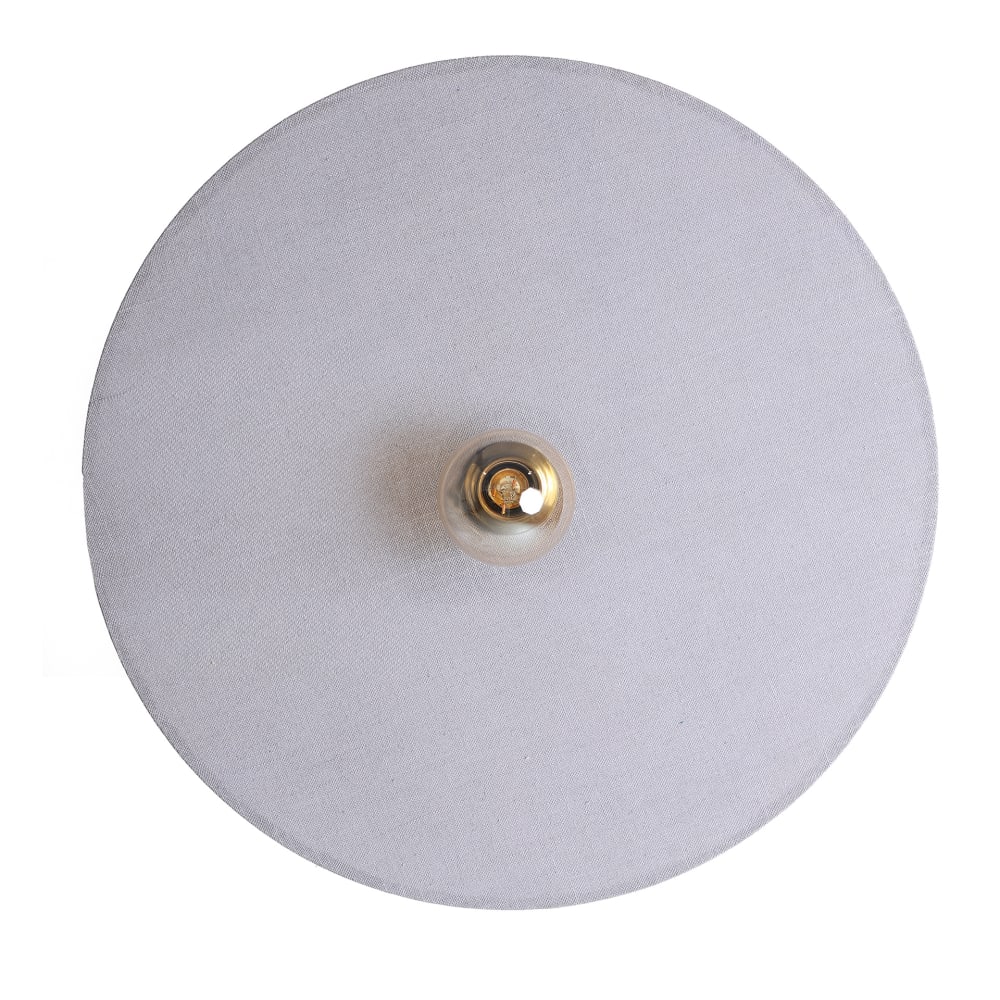 Lampe de mur en coton gris  en 60x8x60 cm