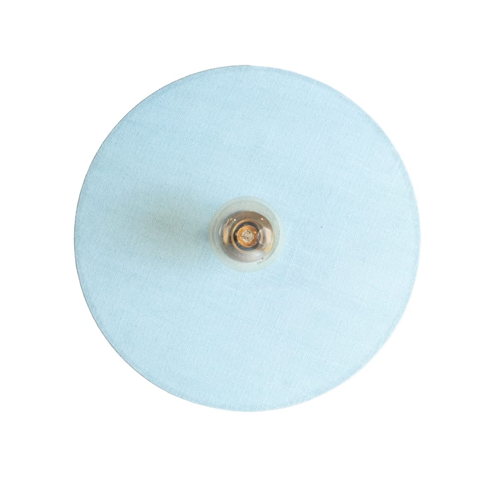 Lampe de mur en coton bleu  en 45x9x45 cm