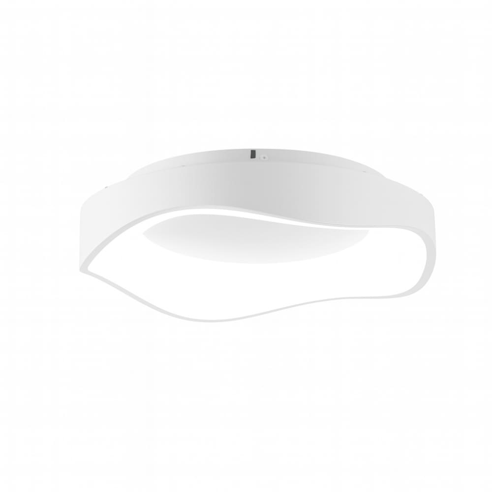 Alpinaluz Deckenleuchte aus weißem Metall Ø40 cm 36W CCT modern nordisch style modern - Metall