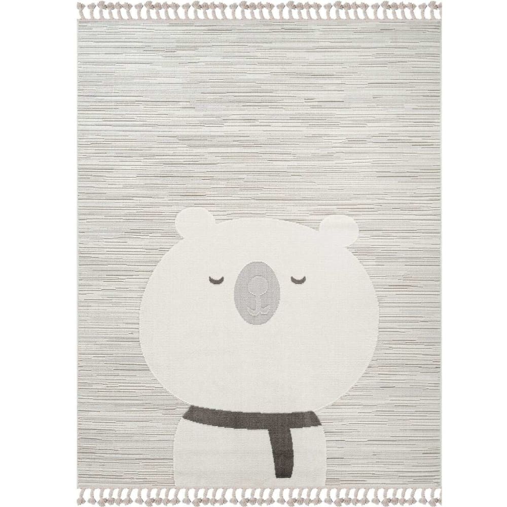Kinderteppich strukturiert Weißer Bär 160x230 - Maisons Du Monde