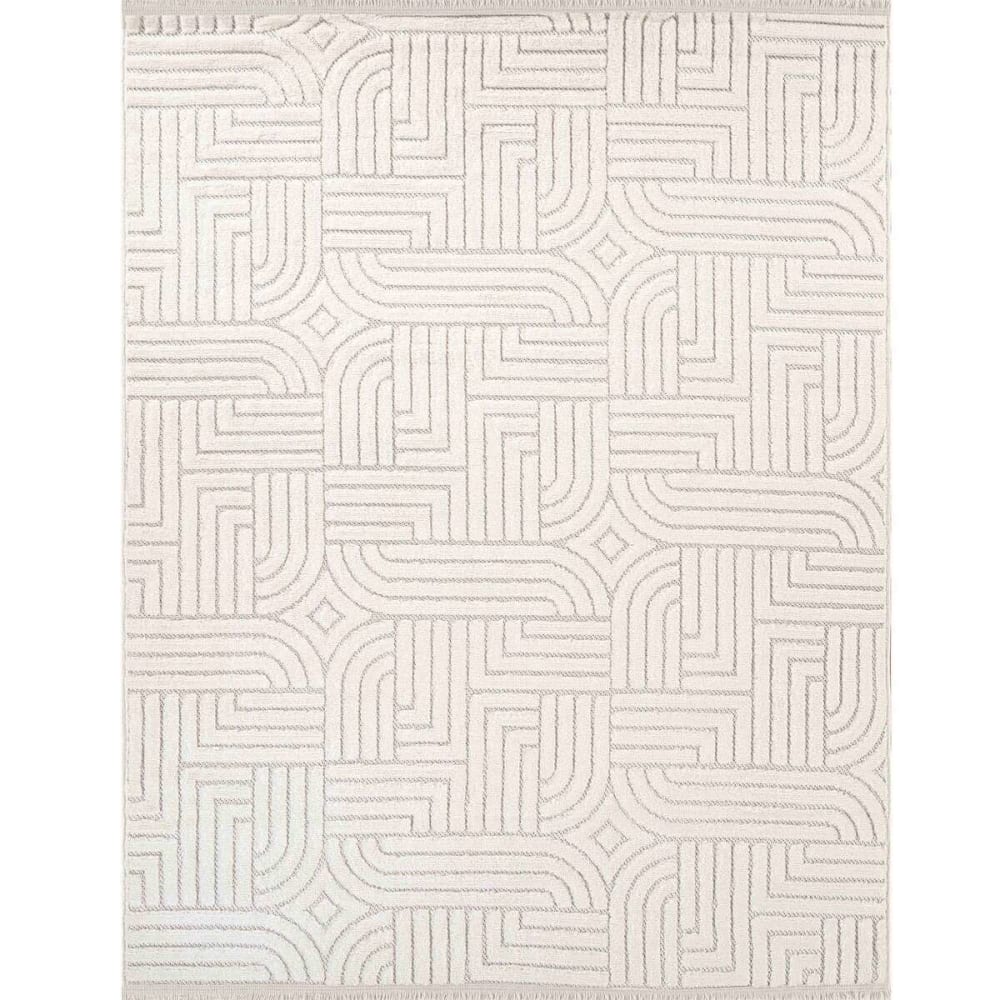tapis à relief géométriques