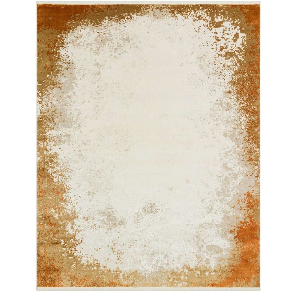 Moderner abstrakter Teppich beige terra 120x180 - Maisons Du