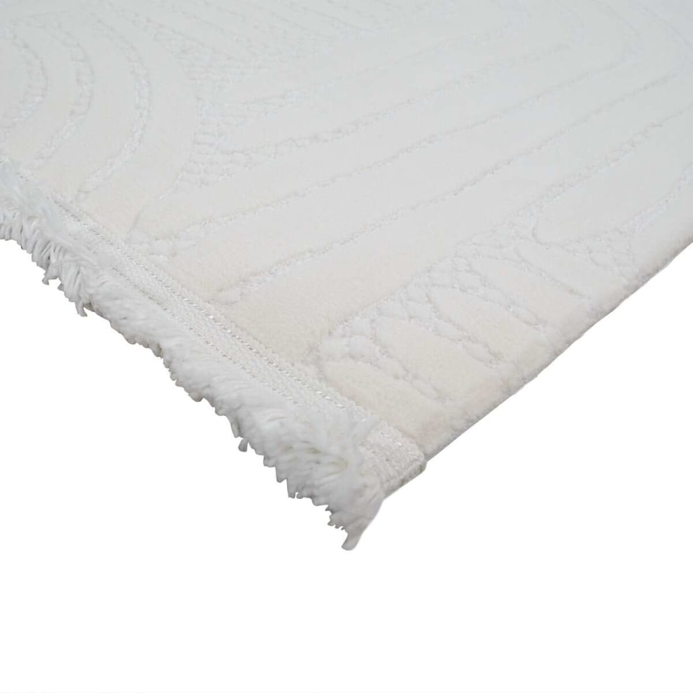 Tapis moderne crème à motifs géométriques 160x230 — vue 4
