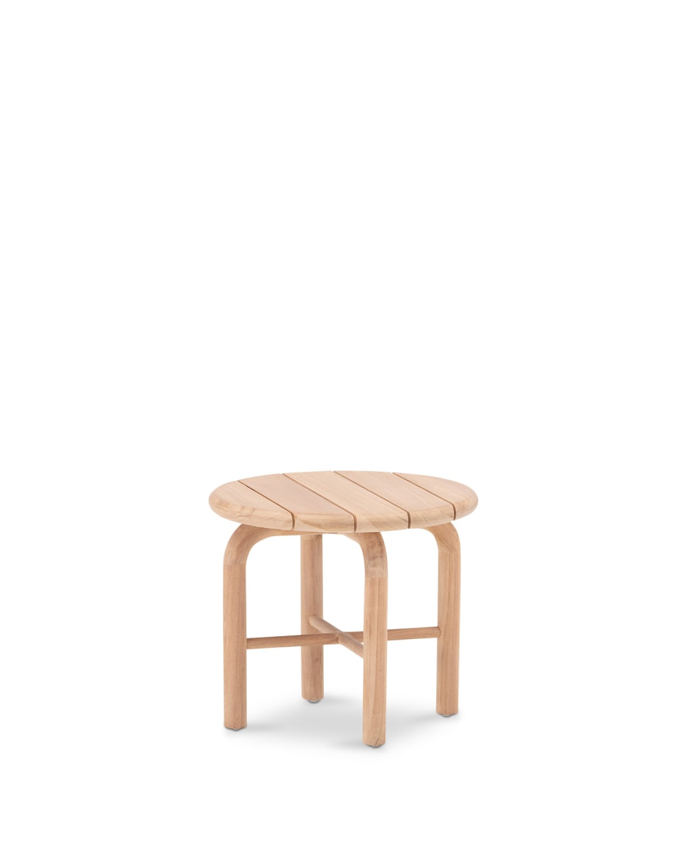 Table d'appoint ronde - teck