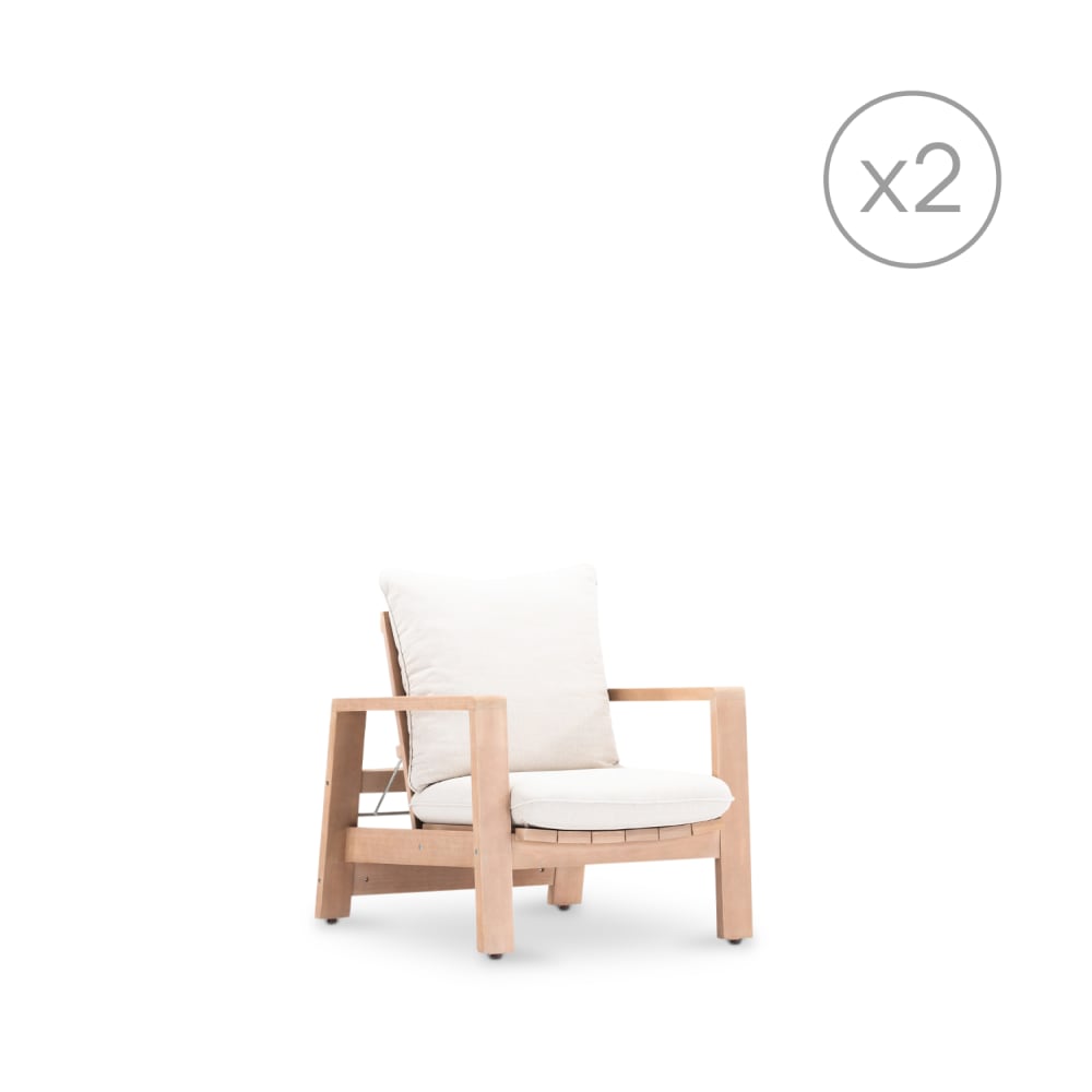 Lot de 2 fauteuils inclinables