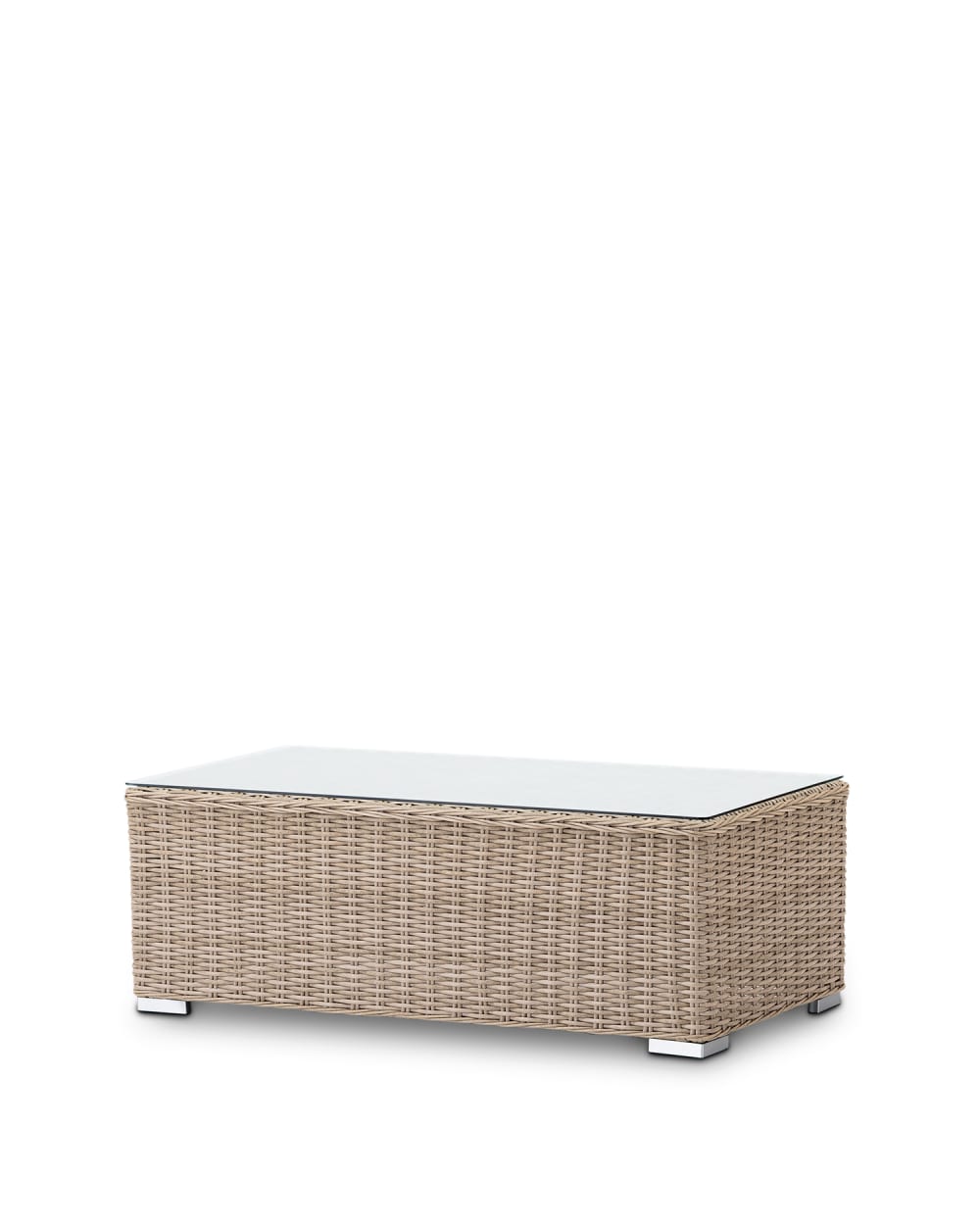 Table basse 110x60 en rotin synthétique