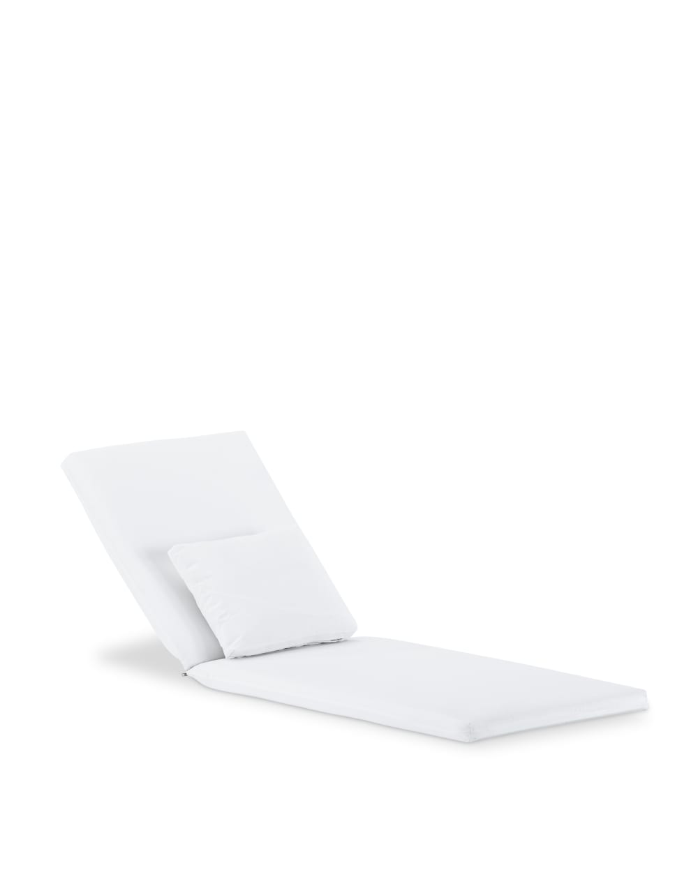 Coussin de chaise longue imperméable en acrylique blanc