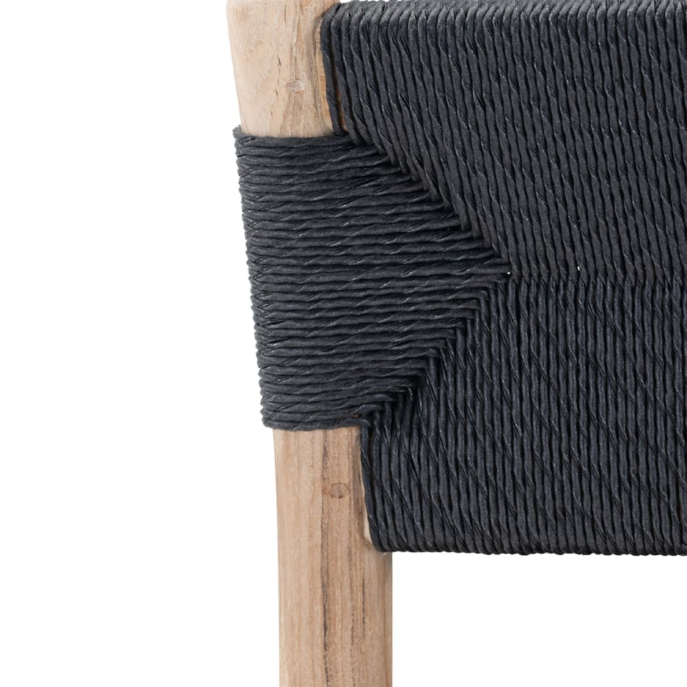 Lot de 4 chaises en bois - teck