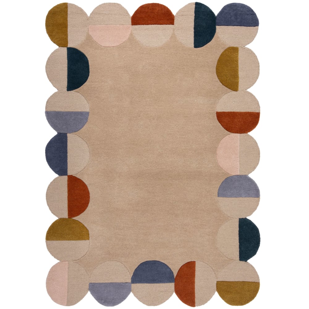 Tapis en laine multicolore 200x290cm