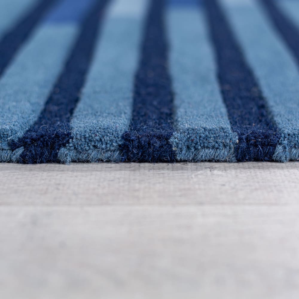 Tapis en laine bleue 120x180cm — vue 4