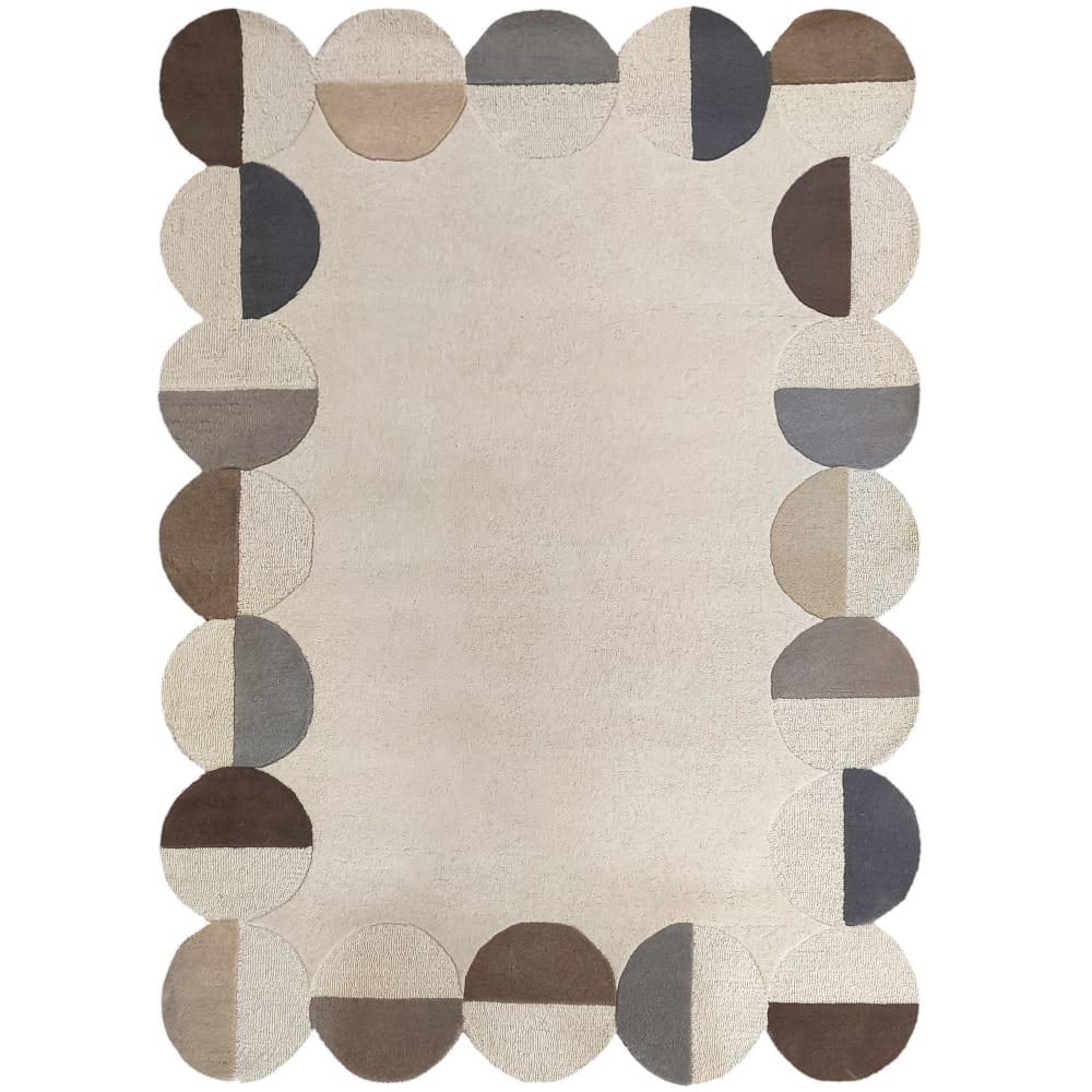 Tapis en laine beige 200x290cm
