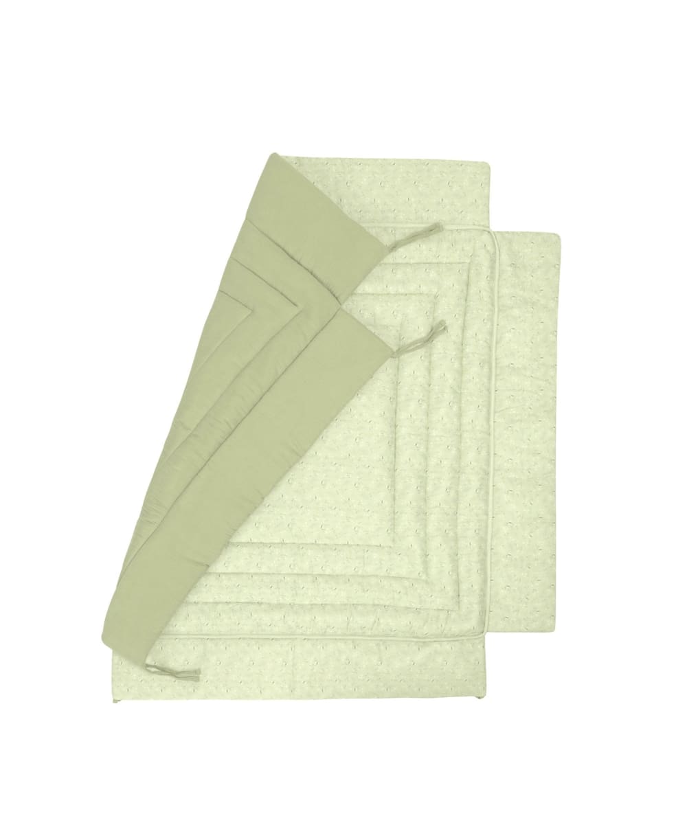 Tapis de parc carré bicolore Vert clair