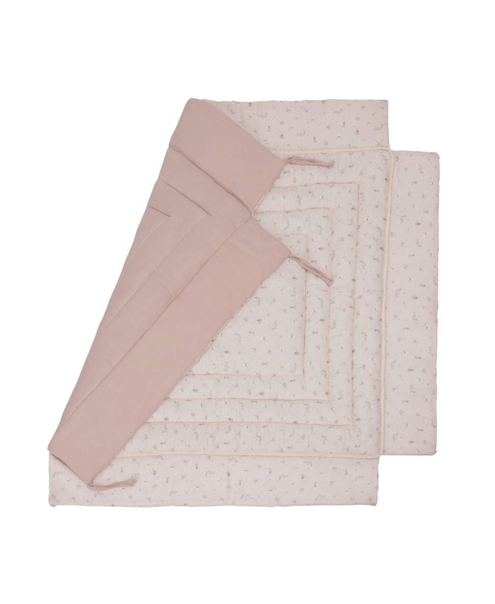 Tapis de parc carré bicolore Rose clair