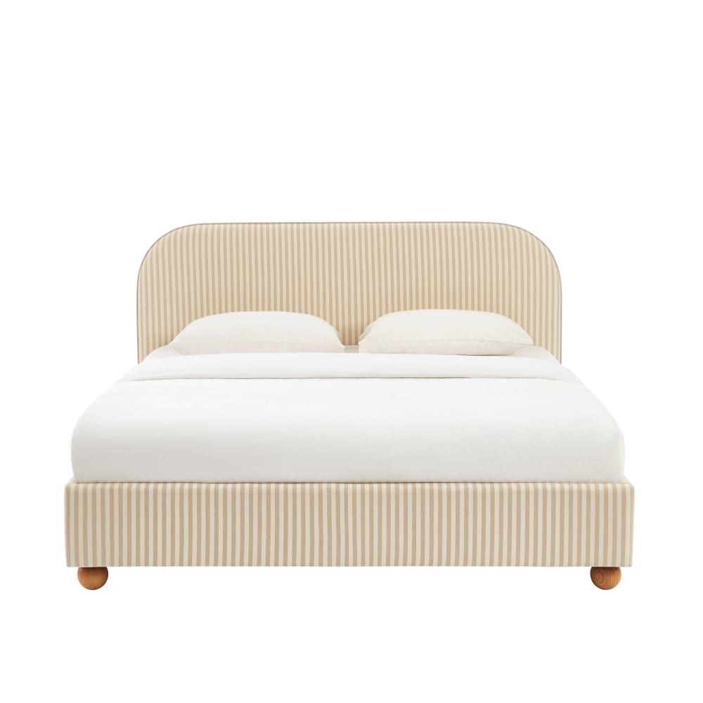 Lit coffre 180x200 tissu