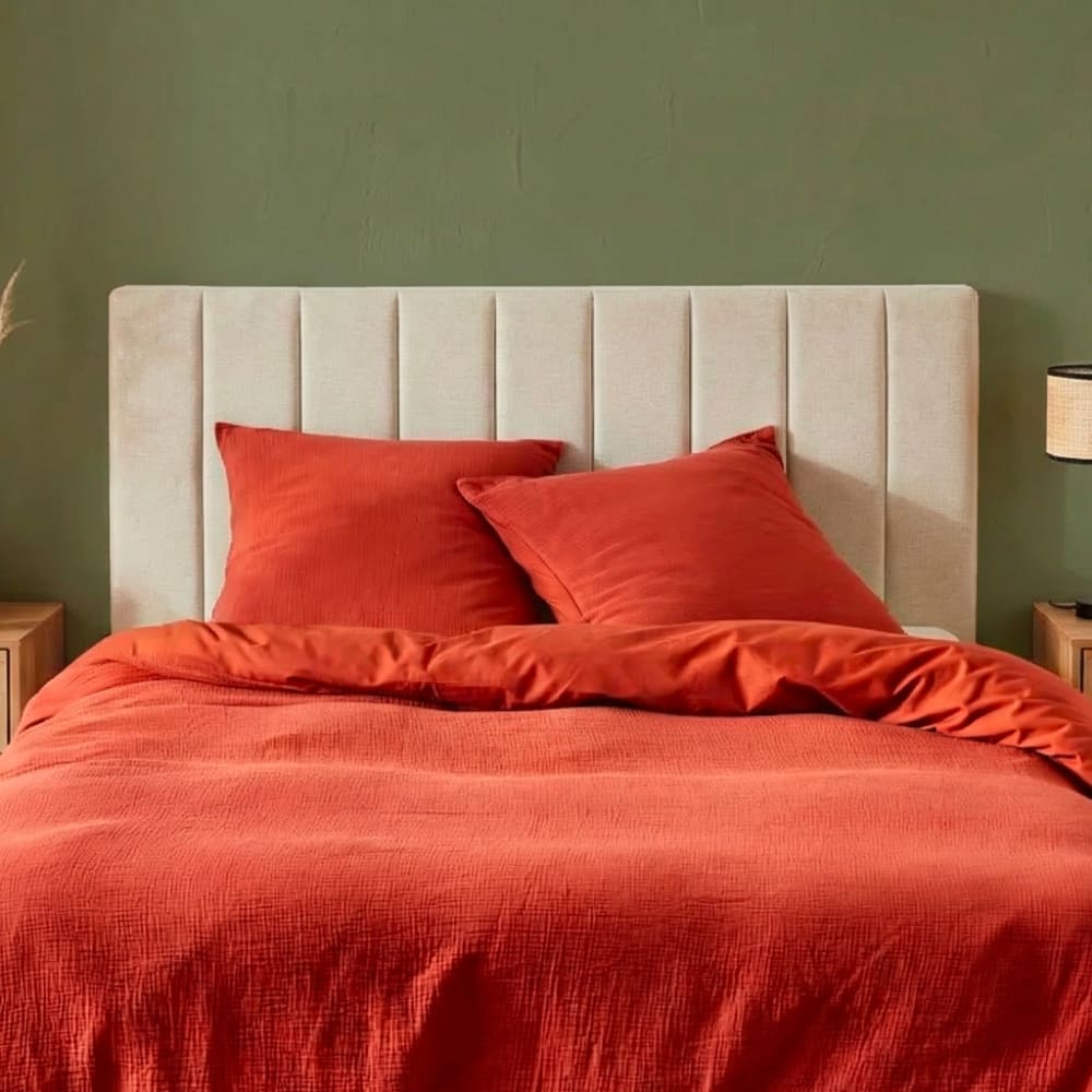 sweeek Kopfteil mit Stoffbezug beige 170 cm style modern - Pes - Polyester