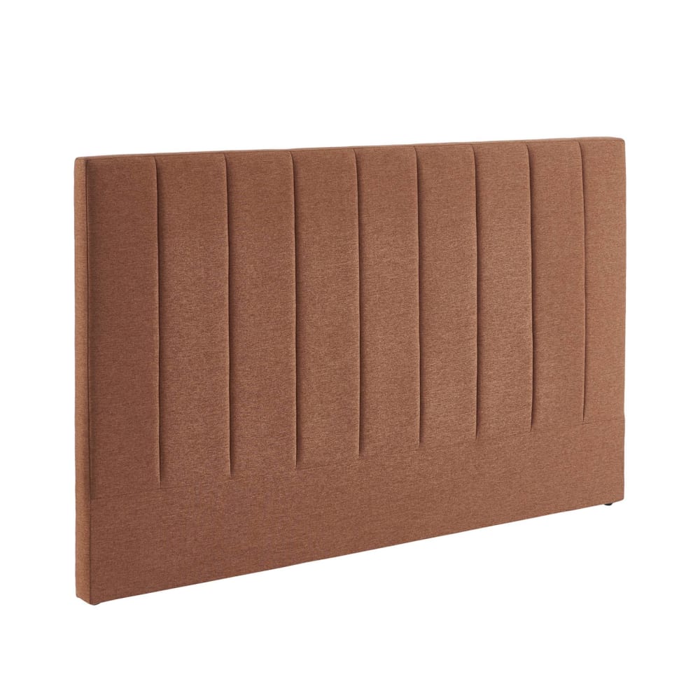 Tête de lit revêtement tissu camel 170cm