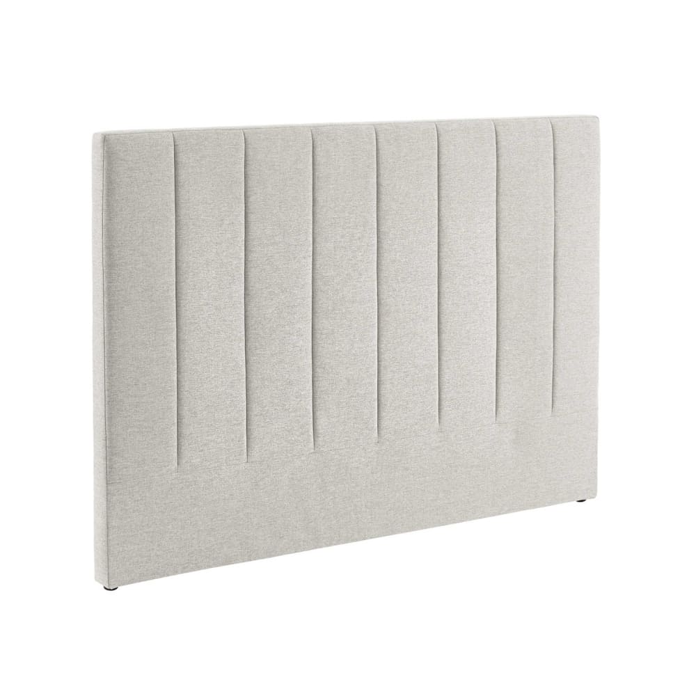 Kopfteil mit Stoffbezug hellgrau 150 cm - Maisons Du Monde