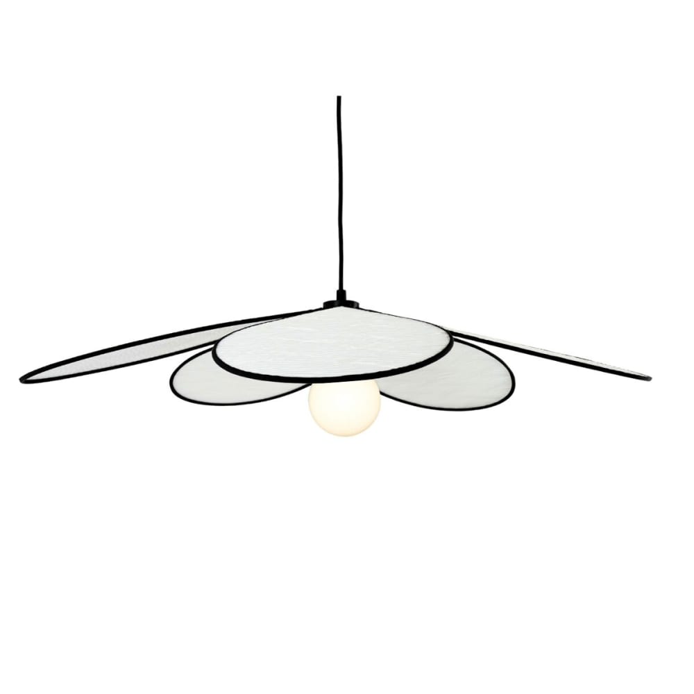 Suspension florale blanc D.80cm