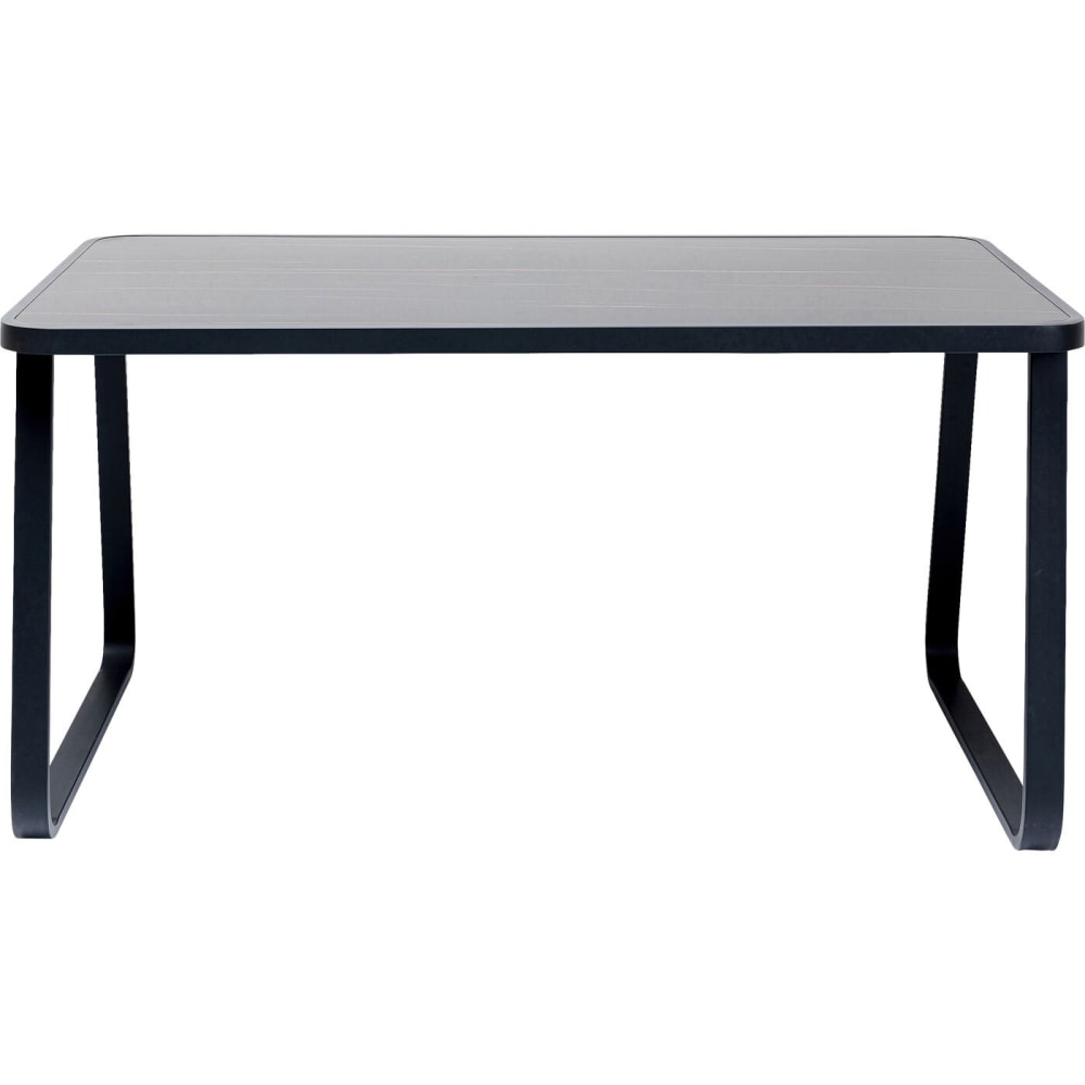 table de jardin 4 personnes - noire